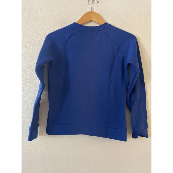 Whistles Ete Summer Crew Neck Pullover Sweatshirt Womens Size XS Blue Cotton - Picture 7 of 14